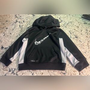 Nike Black and Gray Hoodie